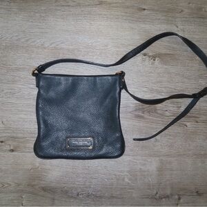 Marc Jacobs Black Pebbled Leather Crossbody Bag